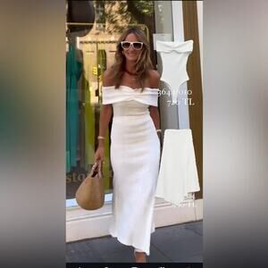 Zara ASYMMETRICAL SKIRT IN RIBBED FABRIC